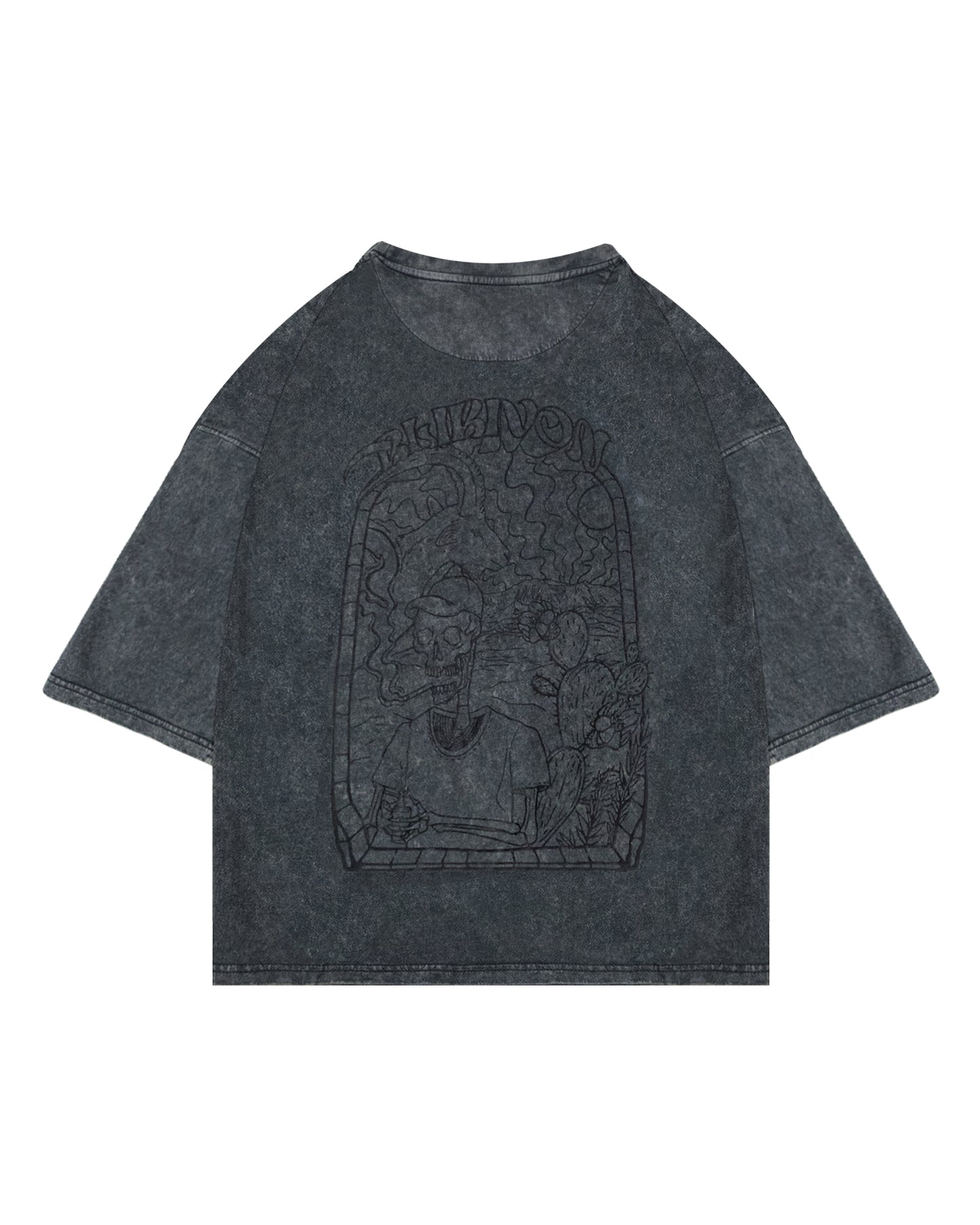 What The Flex Tee — Stone Grey