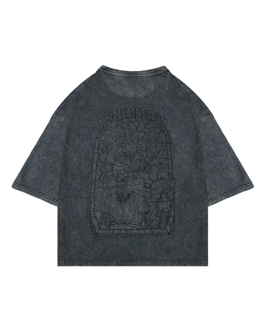 What The Flex Tee — Stone Grey