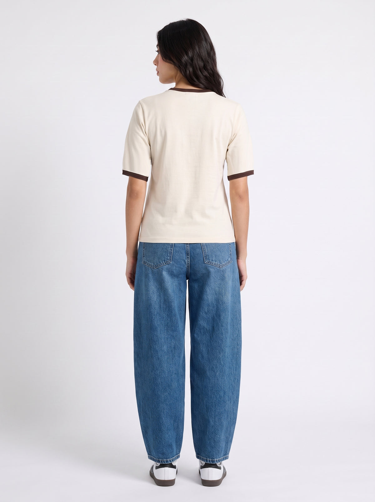 Find Purpose Ringer Tee — Beige