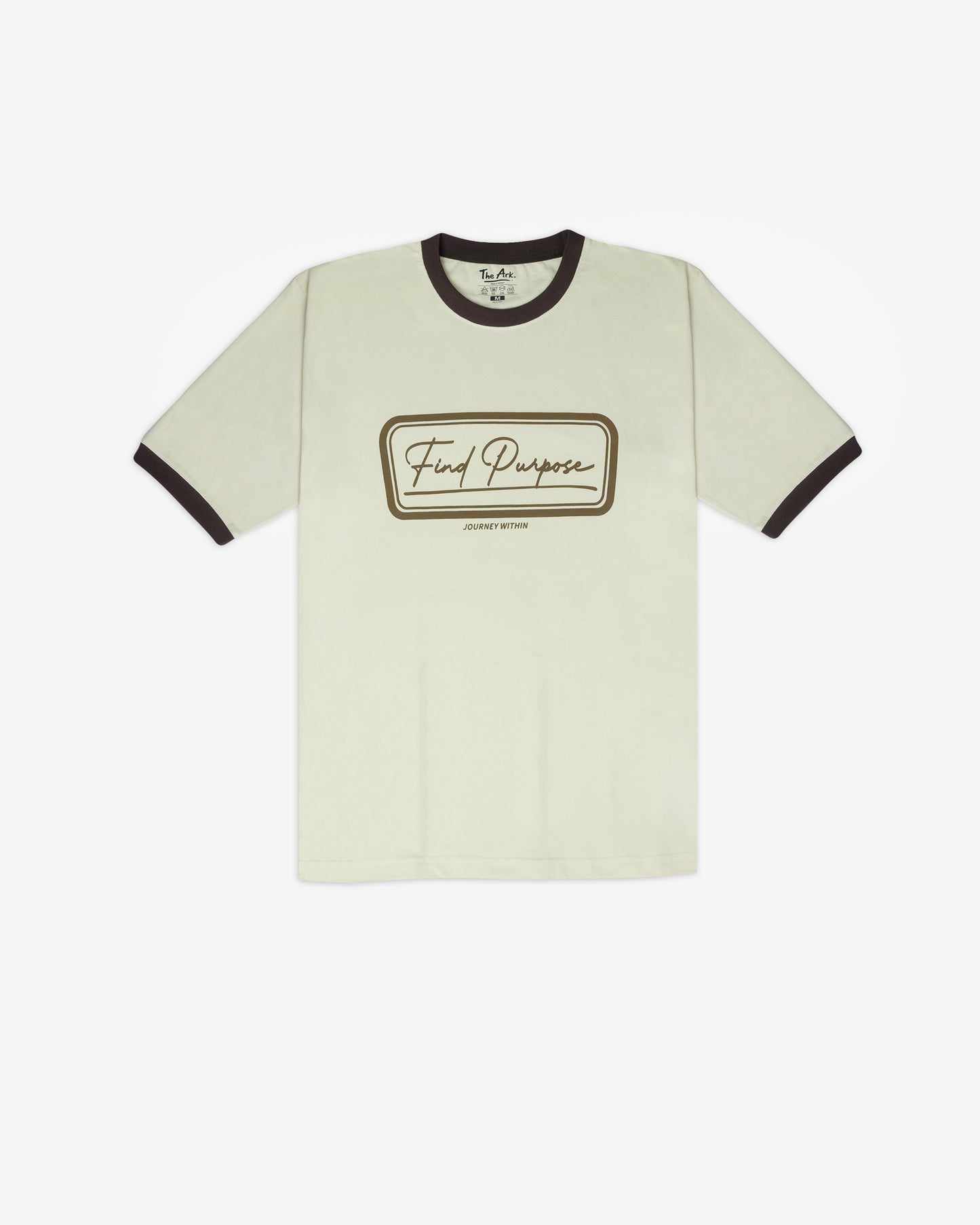 Find Purpose Ringer Tee — Beige