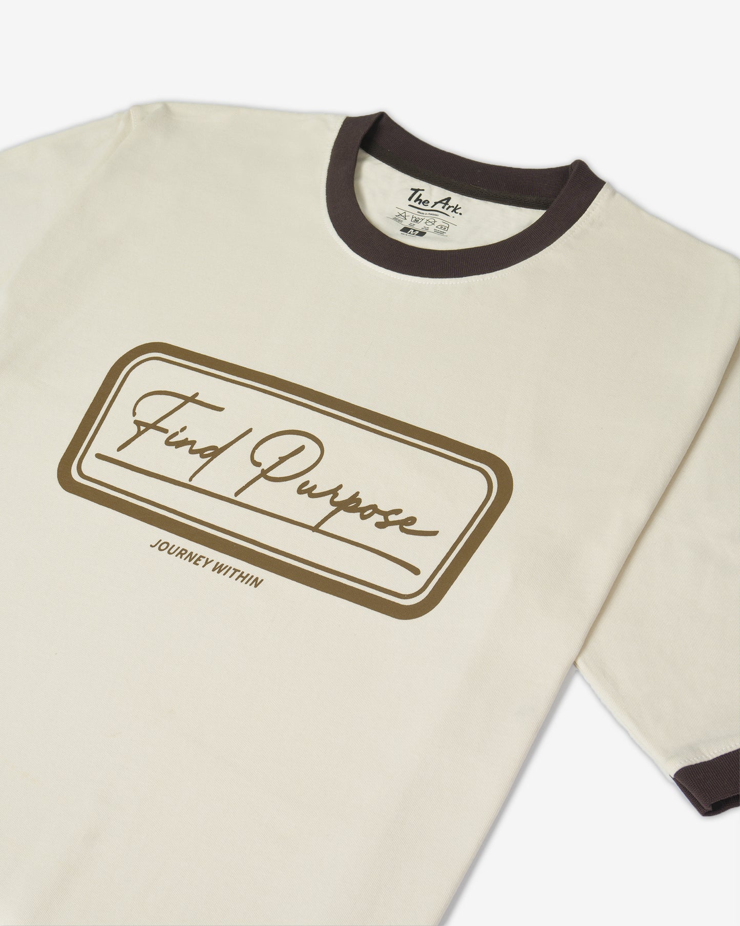 Find Purpose Ringer Tee — Beige