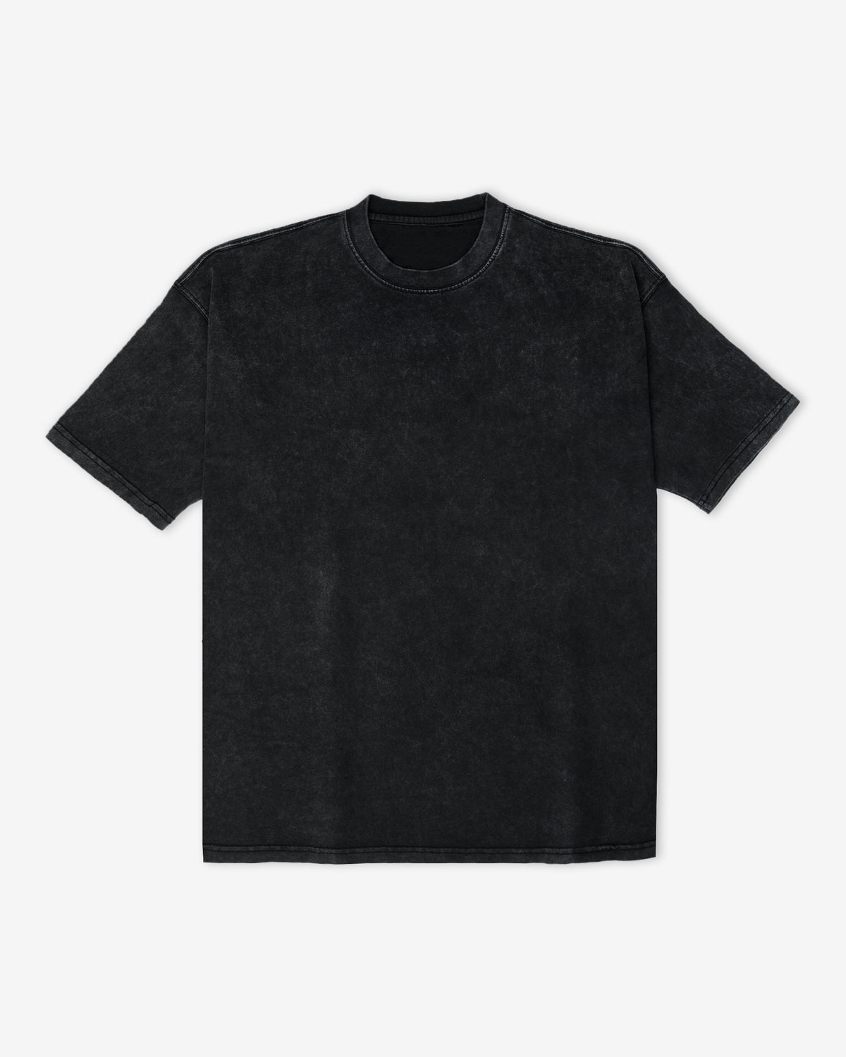 Ethereal Tee — Acid Wash Jet Black