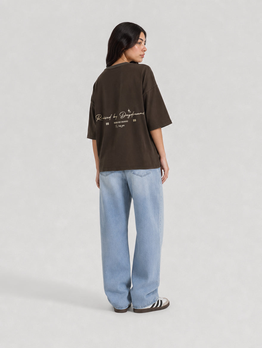 Raised by Daydreams Tee — Espresso