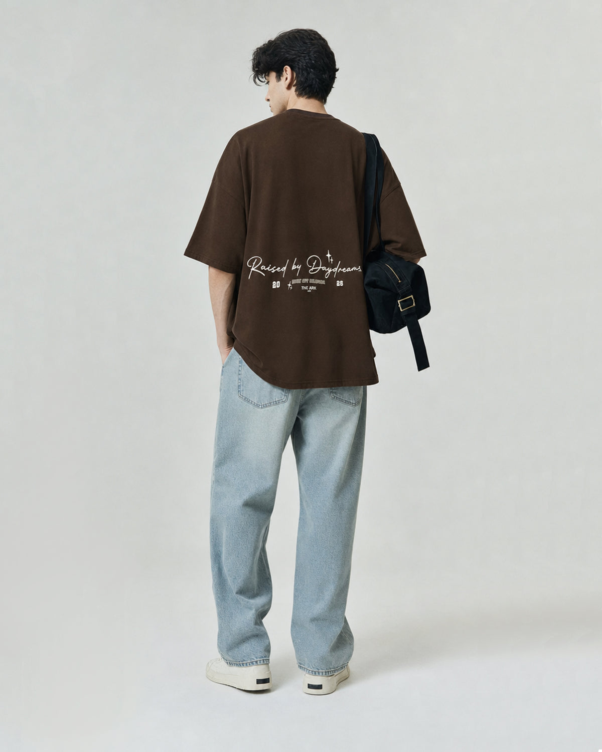 Raised by Daydreams Tee — Espresso