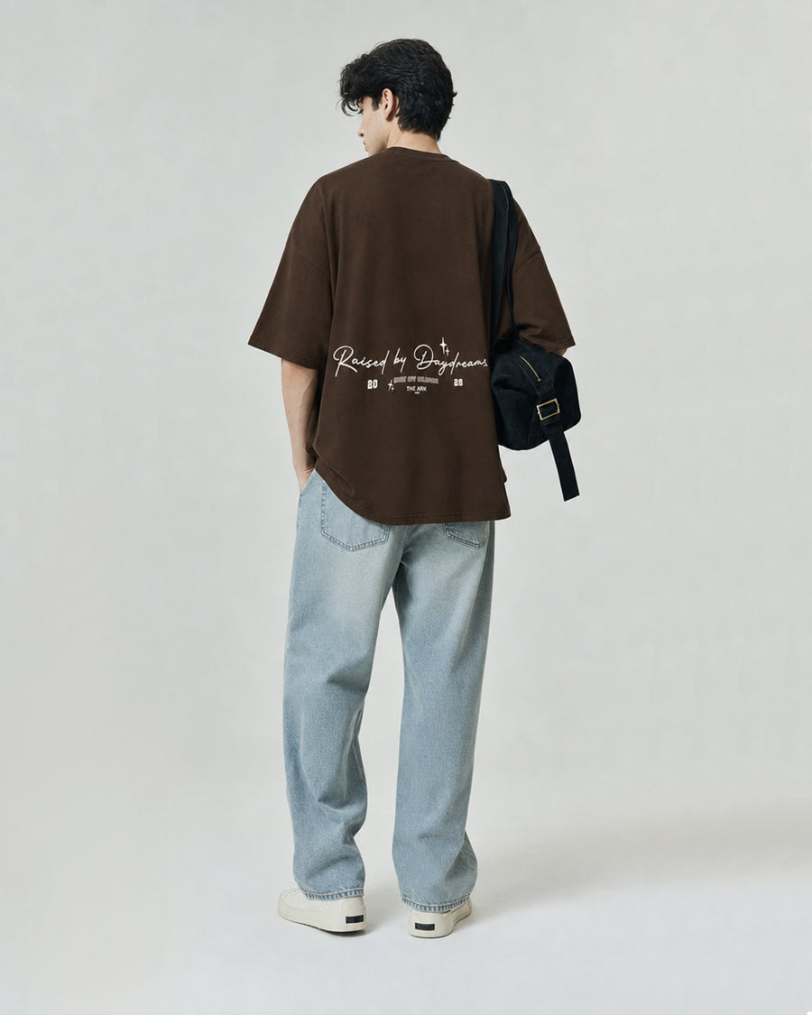 Raised by Daydreams Tee — Espresso