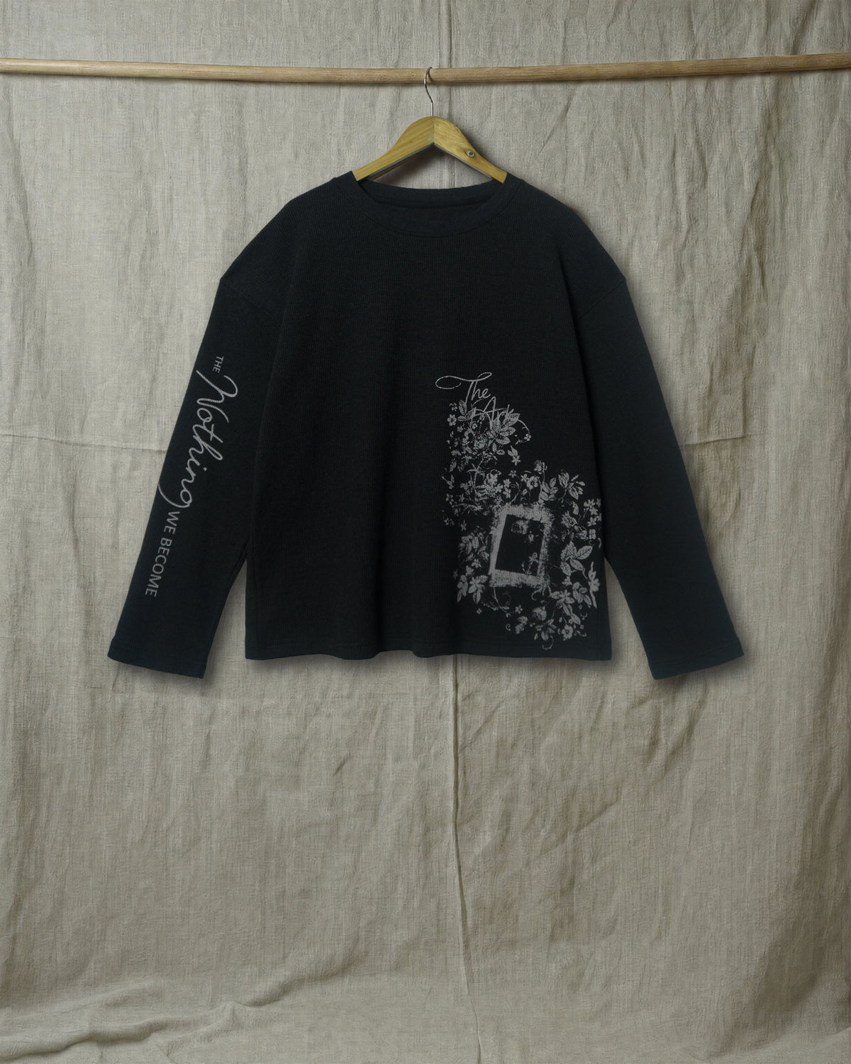 Waffle Knit Full Sleeve Shirt (Dark Grey)