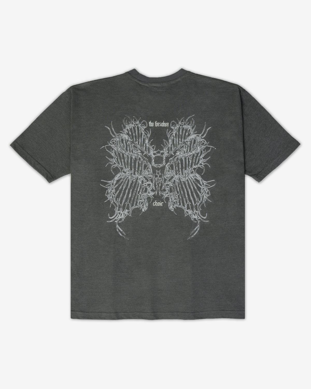 Forsaken Choir Tee — Charcoal Grey