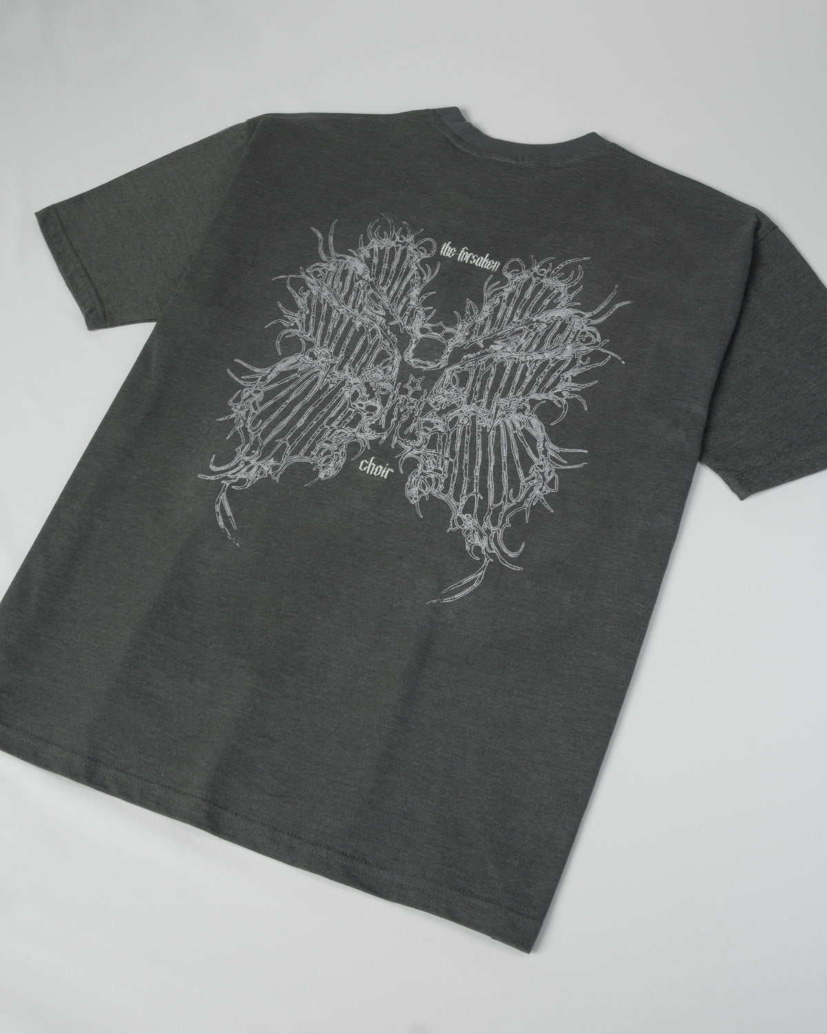 Forsaken Choir Tee — Charcoal Grey