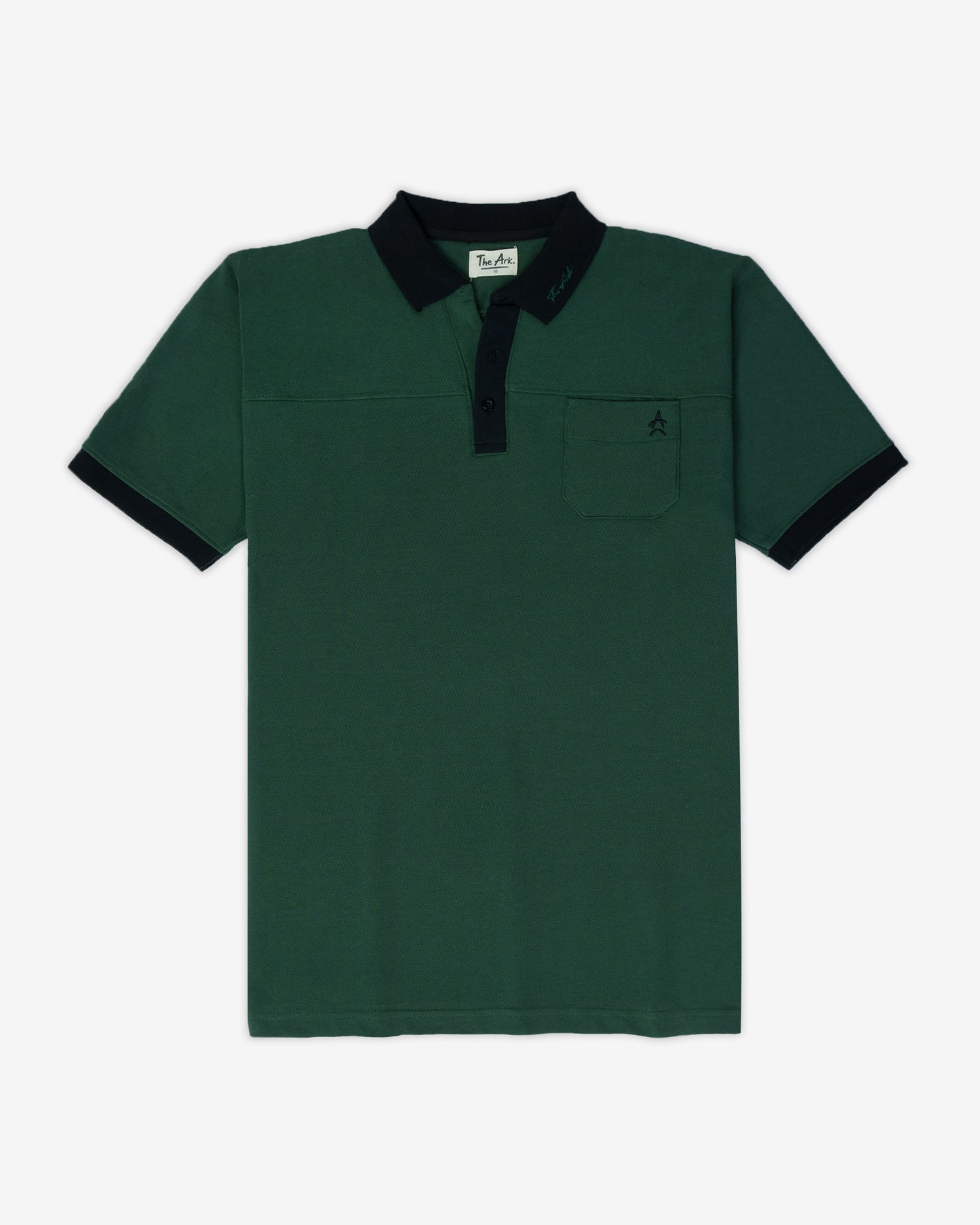 The Ark Pocket Polo — Dark Green