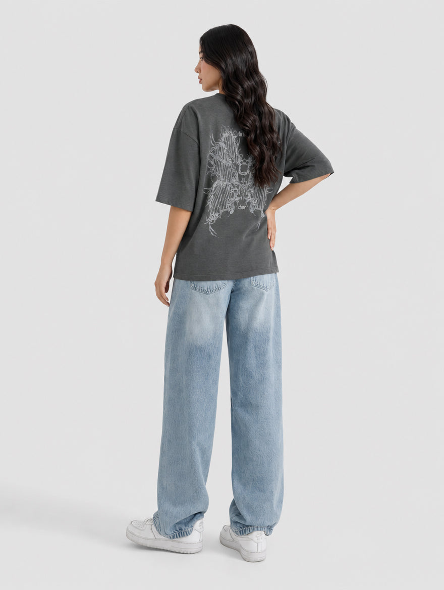 Forsaken Choir Tee — Charcoal Grey