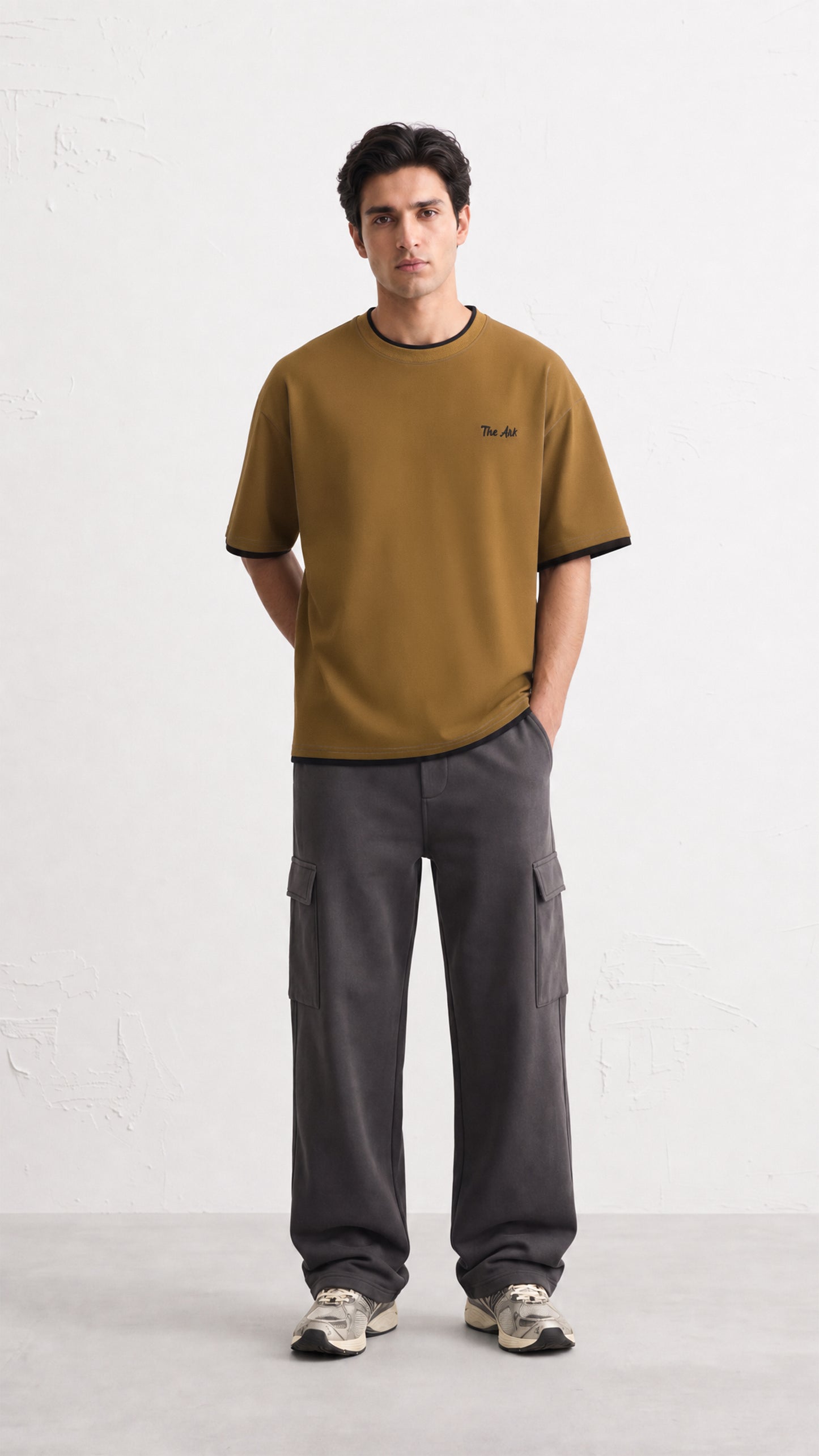 The Ark Camel Ringer Tee