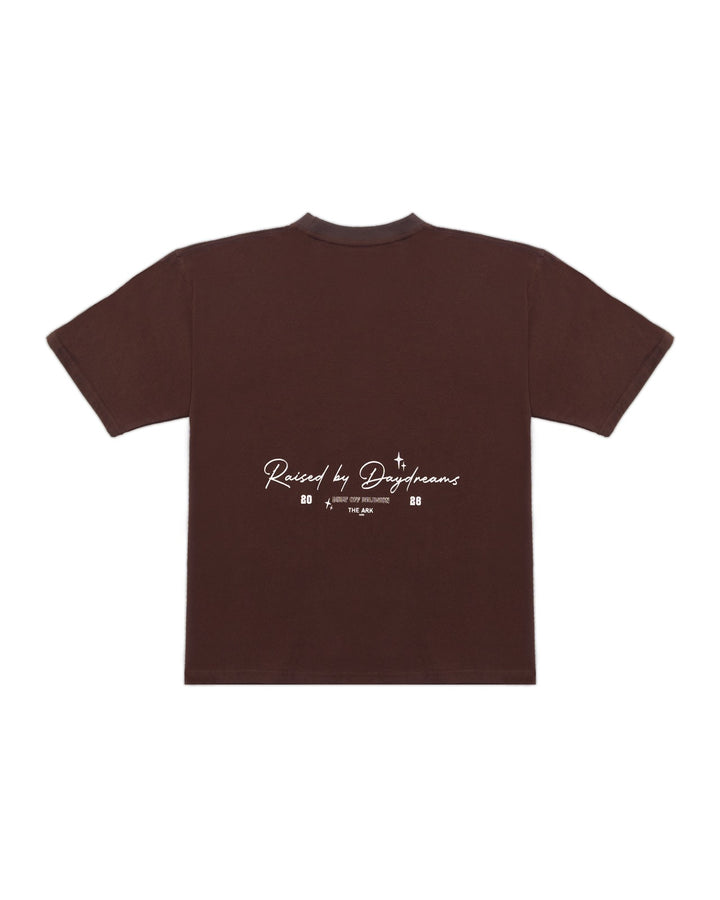 Raised by Daydreams Tee — Espresso