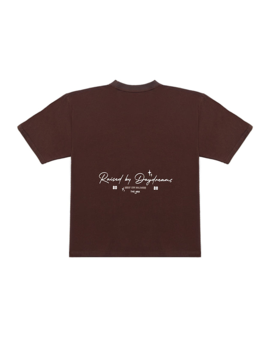 Raised by Daydreams Tee — Espresso